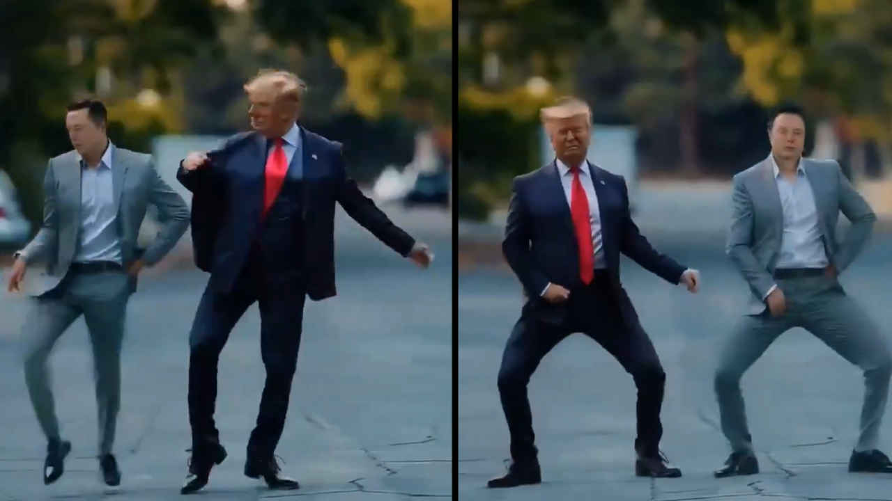 Watch Elon Musk dancing with Donald Trump: Tesla CEO shares AI-generated video