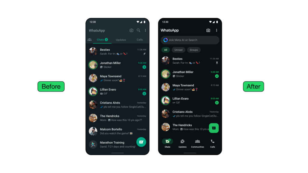 WhatsApp update makes navigation easier, brings 'darker dark mode': Details here