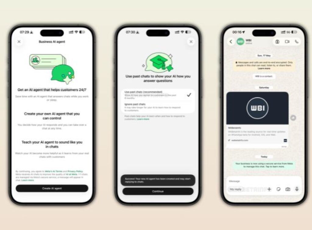 WhatsApp AI agent