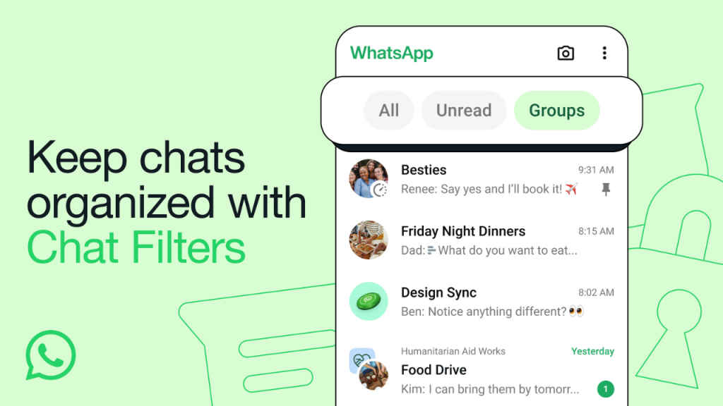 WhatsApp Chat Filters Feature