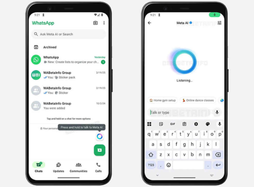 WhatsApp AI writing assistant feature screenshot - AI Writing Tool