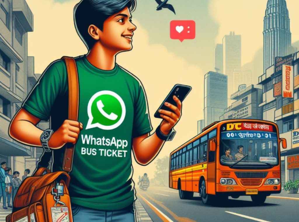 WhatsApp DTC Ticket Booking Details New