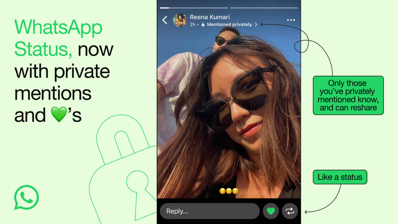 WhatsApp Status gets better with Private mentions and likes, check details