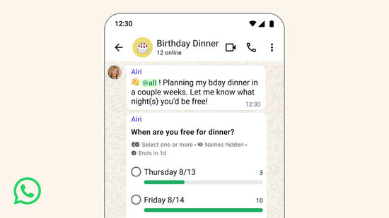 WhatsApp gets major group chat upgrade with all mentions, smarter polls and more