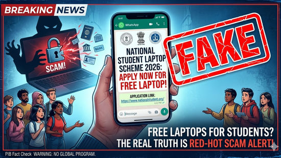 Free laptops for students? Here’s the truth behind National Student Laptop Scheme WhatsApp message