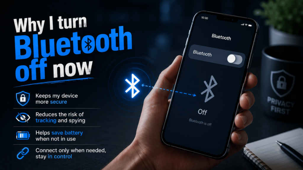 Why I turn Bluetooth off now