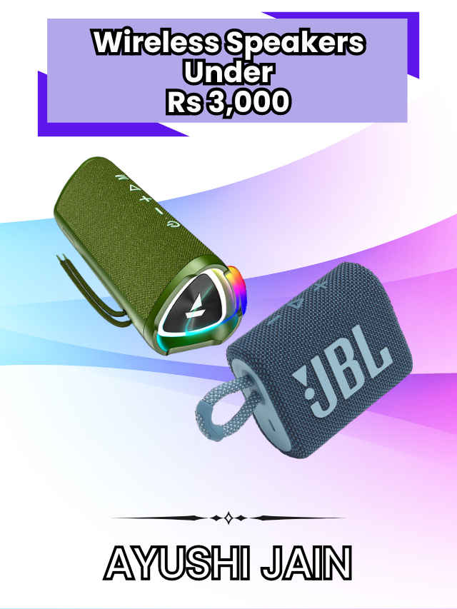 Wireless speakers you can buy under Rs 3,000 (1)