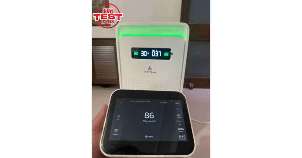 Wozoyo air purifer and AQI monitor