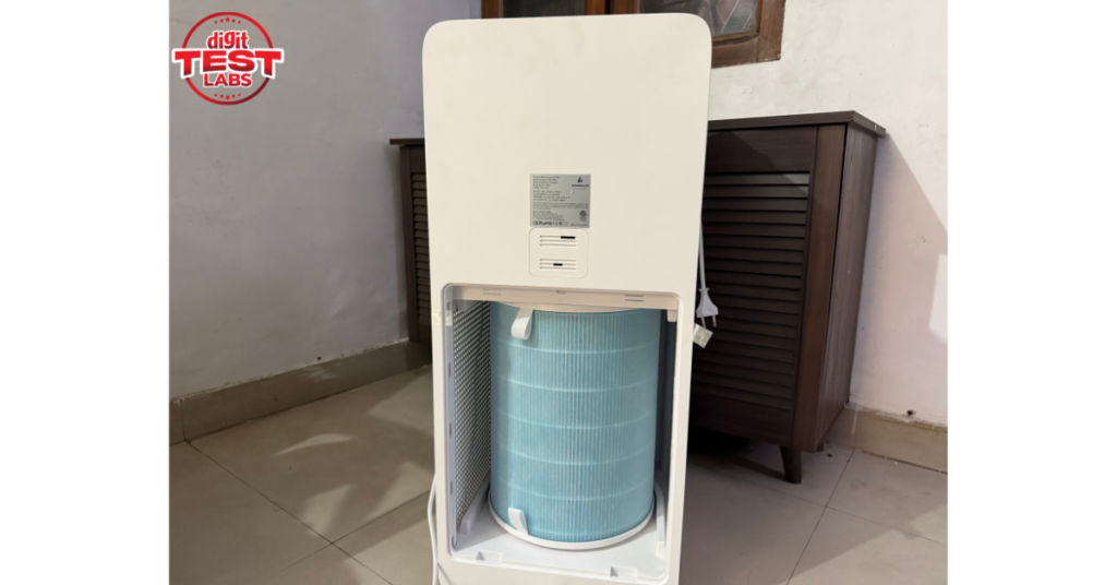 Wozoyo air purifier back panel removed
