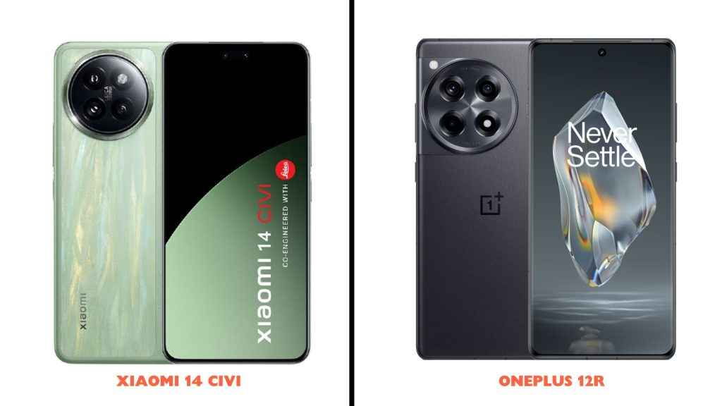 Xiaomi 14 Civi vs OnePlus 12R