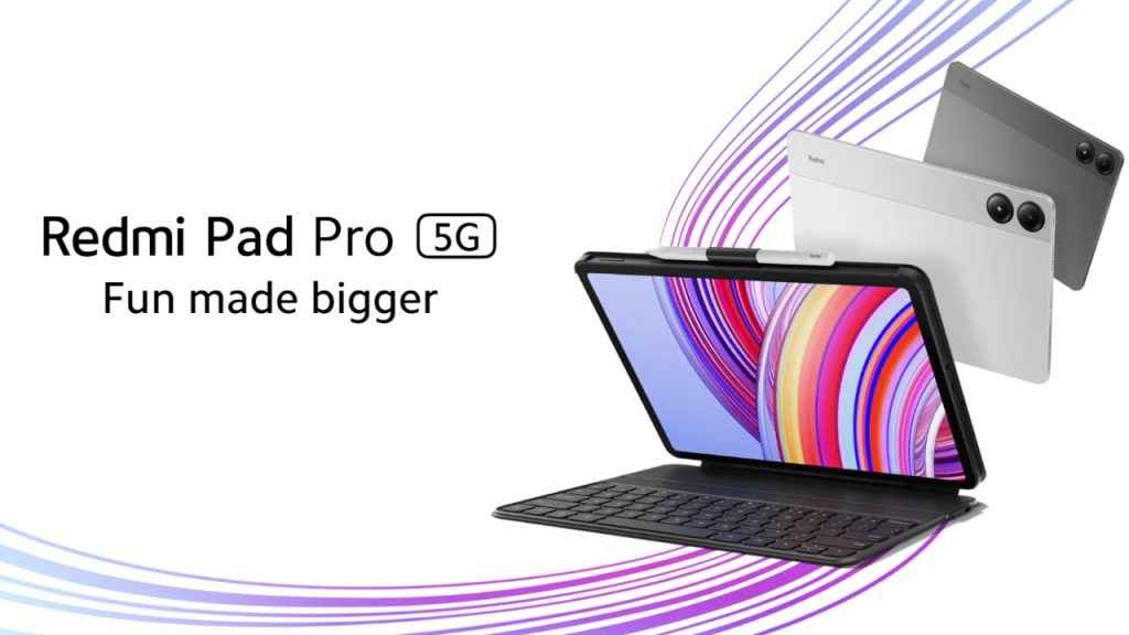 Redmi चा नवा टॅबलेट Redmi Pad Pro 5G च्या भारतीय लाँचची घोषणा 
