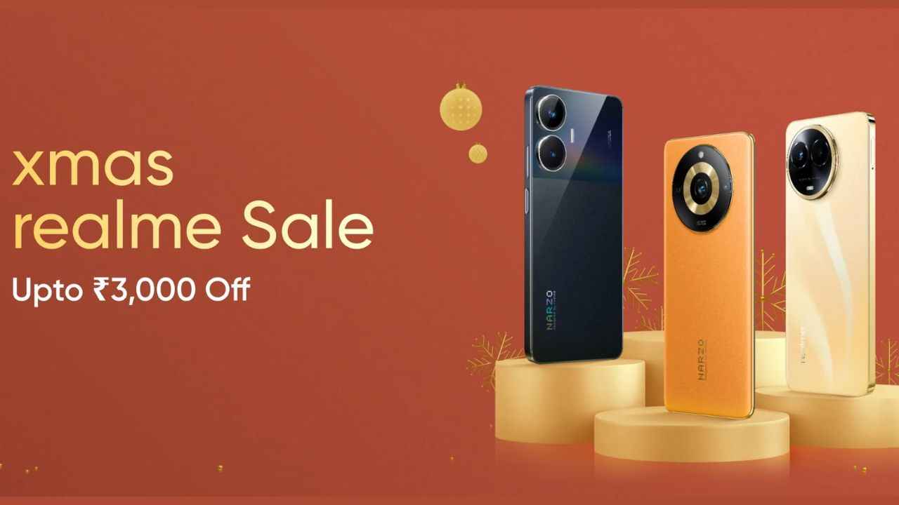 Xmas Realme Sale:Realme ஸ்மார்ட்போன்களுக்கு கிடைக்கிறது 3 ஆயிரம் டிஸ்கவுன்ட்