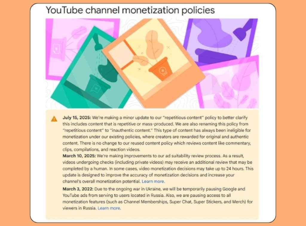 Youtube New Rules