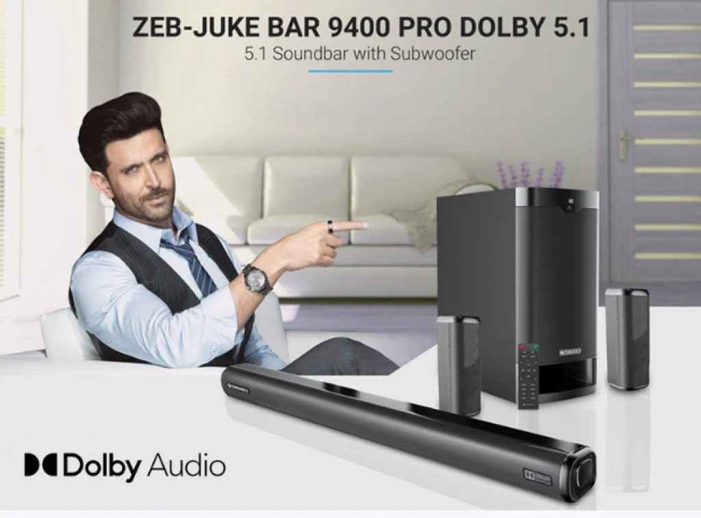 ZEBRONICS 5.1 Dolby soundbar