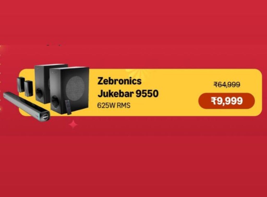 ZEBRONICS Juke bar 9550 pro 5.2 Soundbar