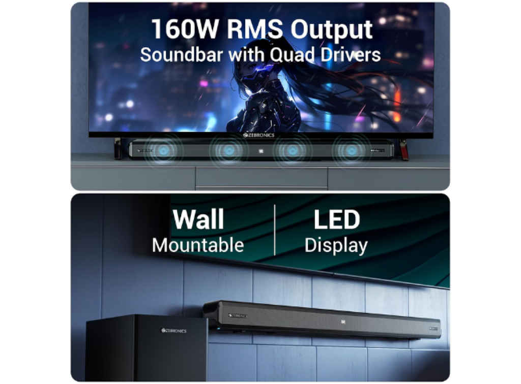 ZEBRONICS Dolby Atmos Soundbar