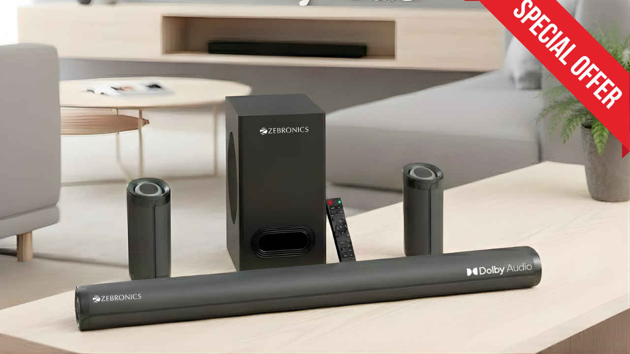 ZEBRONICS ಅಮೆಜಾನ್‌ನಲ್ಲಿ ಇಂದು Dolby Audio Soundbar ಭರ್ಜರಿ ಡಿಸ್ಕೌಂಟ್‌ಗಳೊಂದಿಗೆ ಮಾರಾಟವಾಗುತ್ತಿದೆ