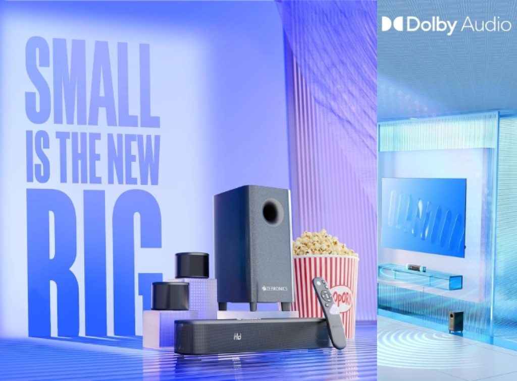 Zebronics Dolby Audio Soundbars Launched