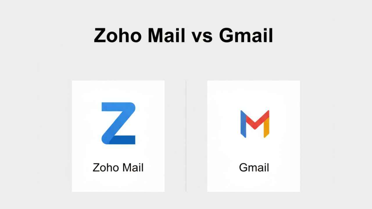 Zoho Mail vs Gmail: Features, security, privacy and more compared