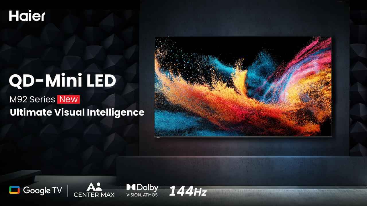 Haier M92, M96 QD Mini LED TV series in India: price, features, availability