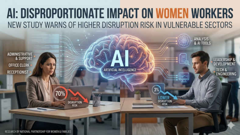 AI can affect women workers more than men, new study warns