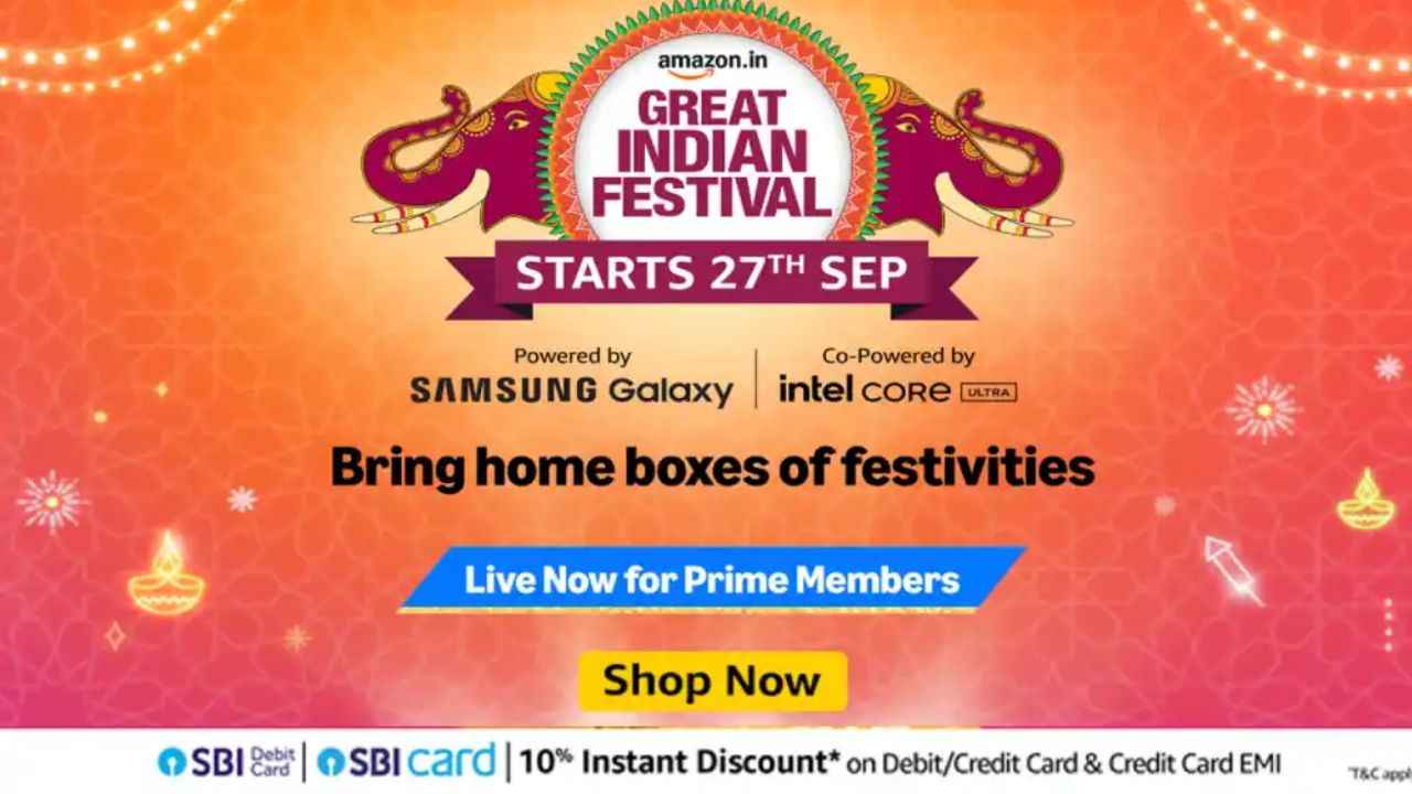 Amazon Great Indian Festival sale ப்ரைம் மெம்பர்களுக்கு ரூ,15000 போனில் அதிரடி ஆபர்