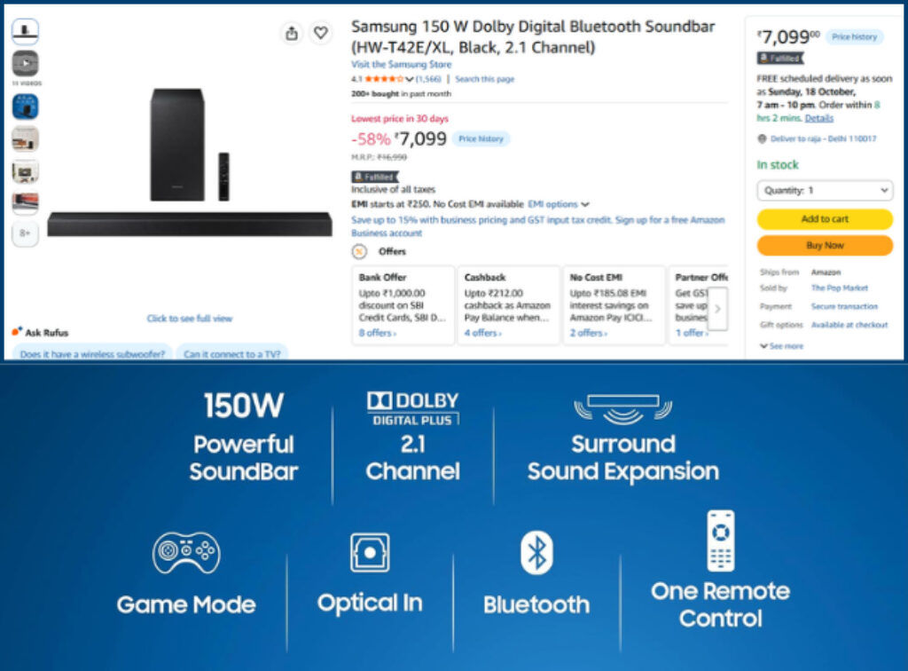 amazon GIF SALE Samsung Dolby soundbar deal