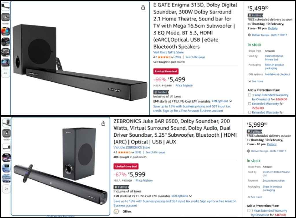 amazon deals on Dolby Audio soundbar