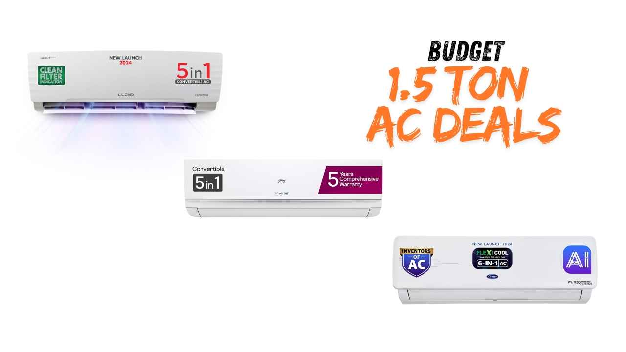 Split AC Offers: బెస్ట్ 1.5 టన్ ఏసీ డీల్స్ కోసం చూస్తున్నారా..ఒక లుక్కేయండి.!