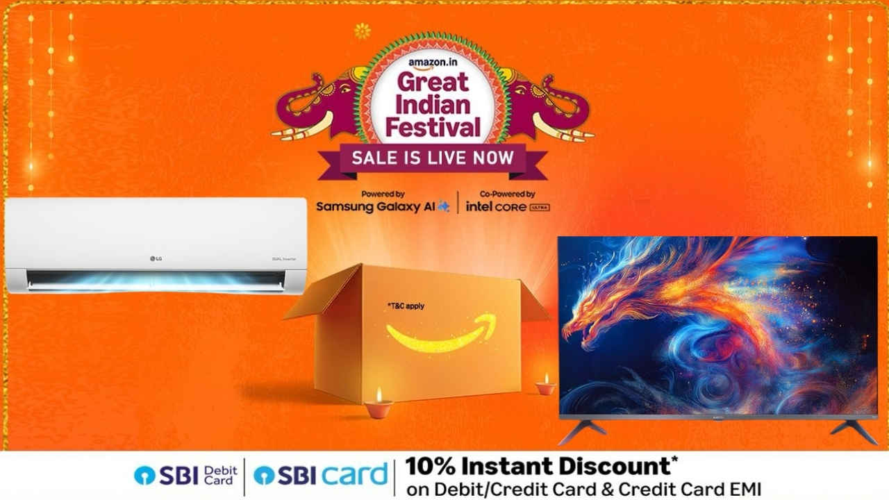 Amazon सेल में डबल धमाका, GST घटने के बाद TV-AC पर मिल रही है बंपर छूट, डील देख आएगा दिल