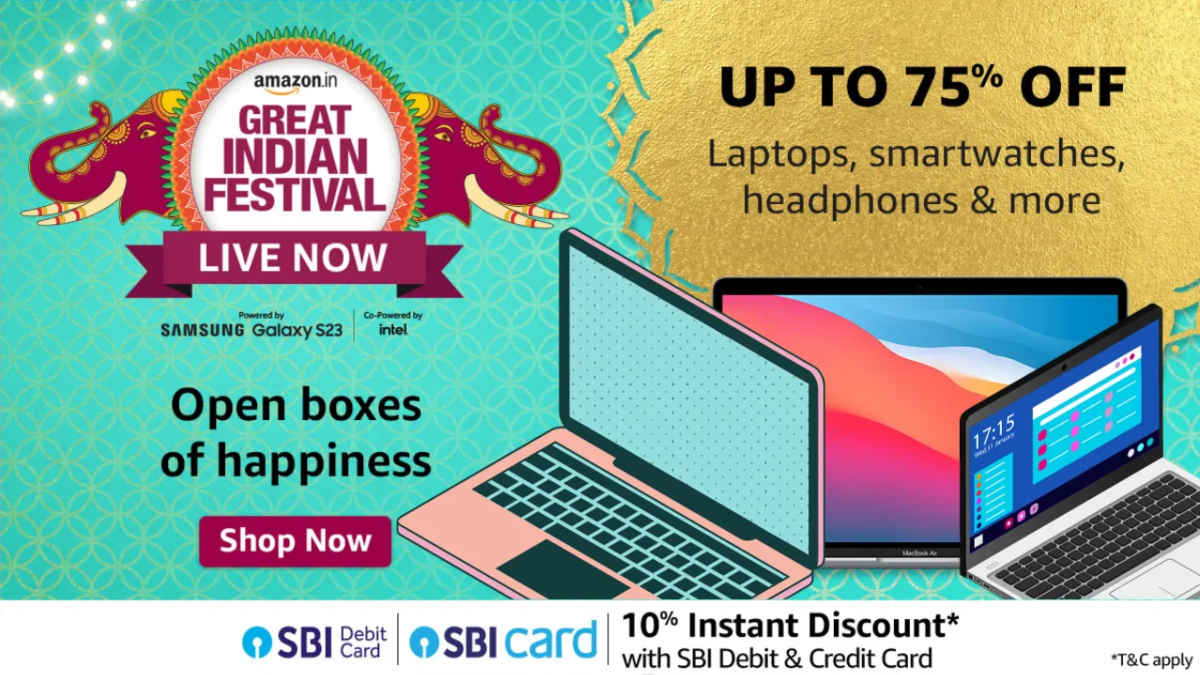 Great Indian Festival Sale लाई धमाकेदार Offer! किफायती लैपटॉप मिल रहे और भी सस्ते, देखें डील | Tech News