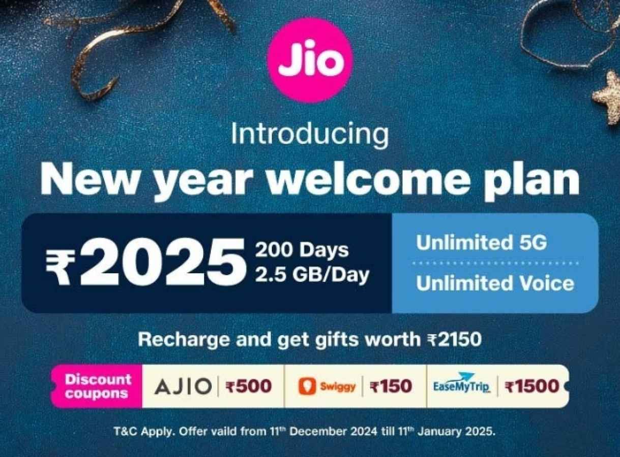 അംബാനീടെ Happy New Year Offer! Jio വരിക്കാർക്ക് 2025 പ്ലാനെത്തി
