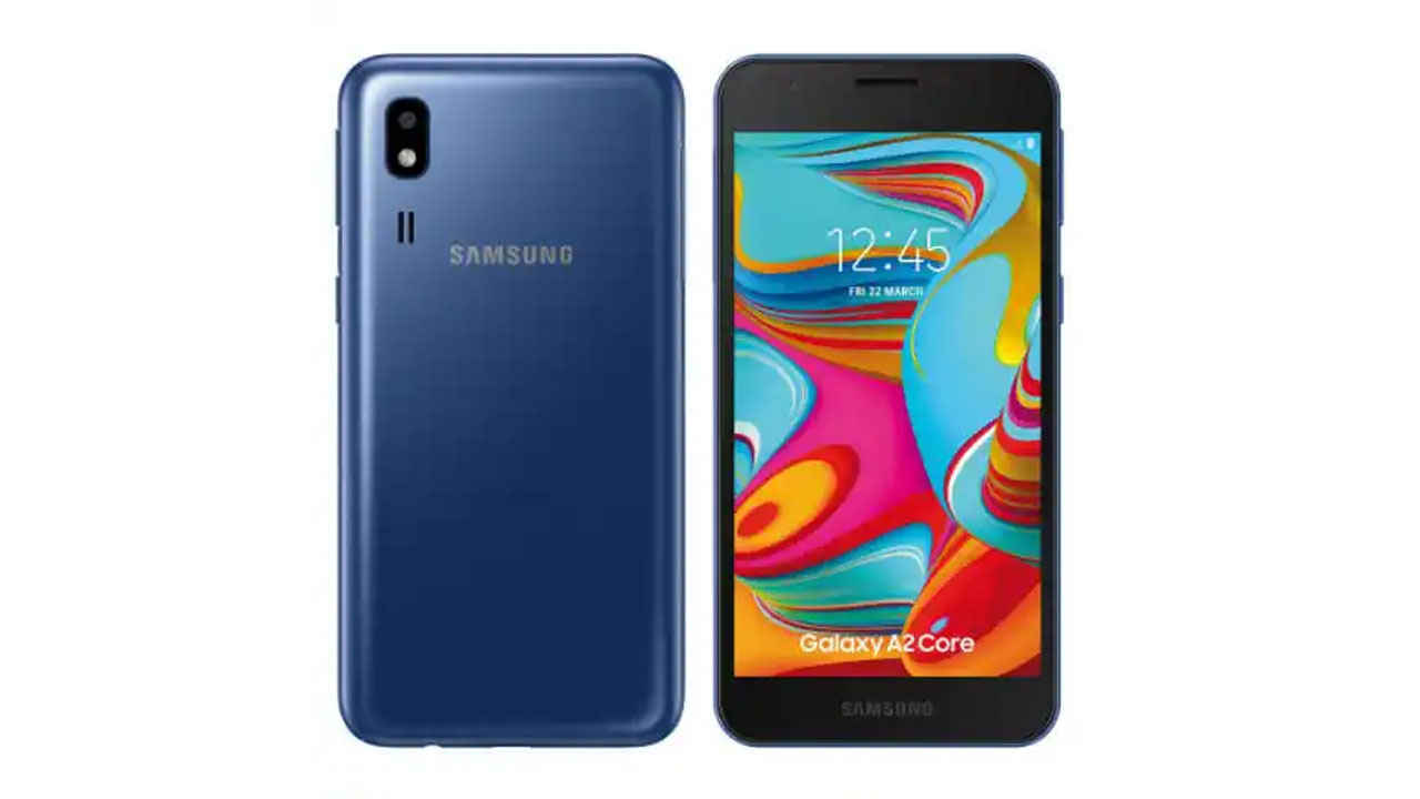 Samsung Galaxy A2 Core ANDROID PIE(GO EDITON) ভারতে 5,290 টাকায় লঞ্চ হল