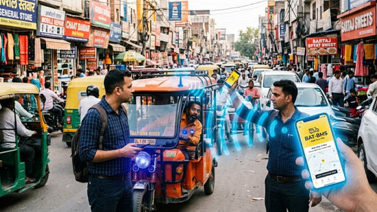 ఒక్క యాప్ తో ఈ-రిక్షా ఆపొచ్చా: వైరల్ అవుతున్న BAT-BMS యాప్ కథేమిటో చూద్దామా.!