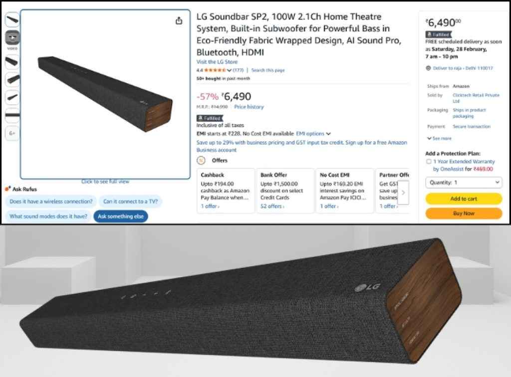 best LG Soundbar Deal on amazon