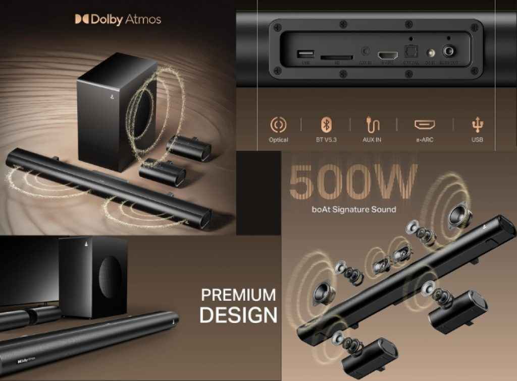boAt Dolby Atmos Soundbar