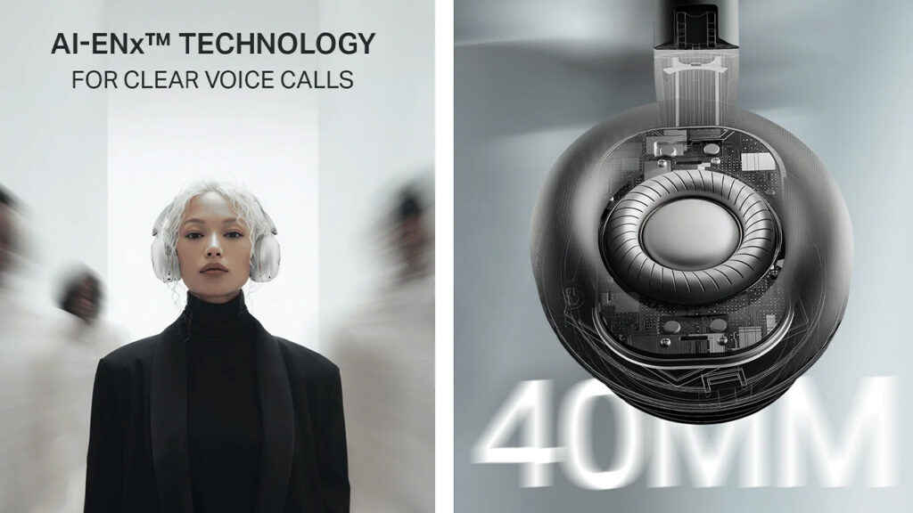 boAt Rockerz Prime 415 Headphones ENC 40mm