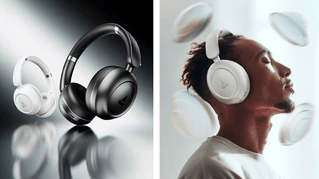 boAt Rockerz Prime 415 Headphones wearing photos