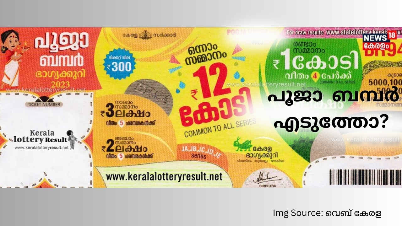 New Bumper Lottery: പൂജാ ബമ്പർ എടുത്തോ? വേഗം വിട്ടോ, നറുക്കെടുപ്പ് ഇങ്ങെത്തി…