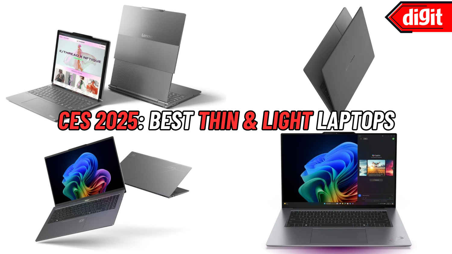 CES 2025 Update: Best Thin-and-Light Laptops That Stood Out