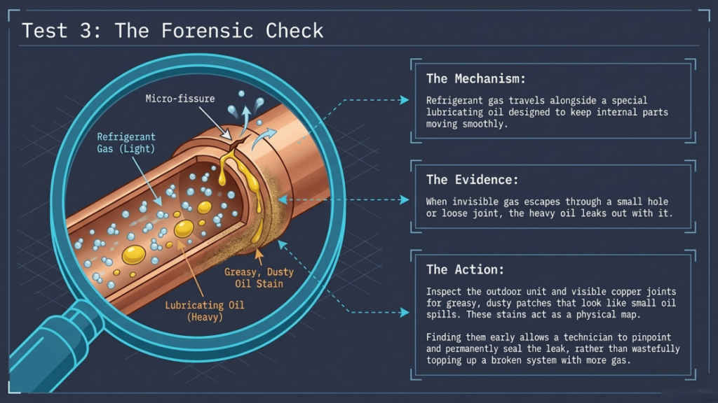 check if your AC has enough refrigerant 3