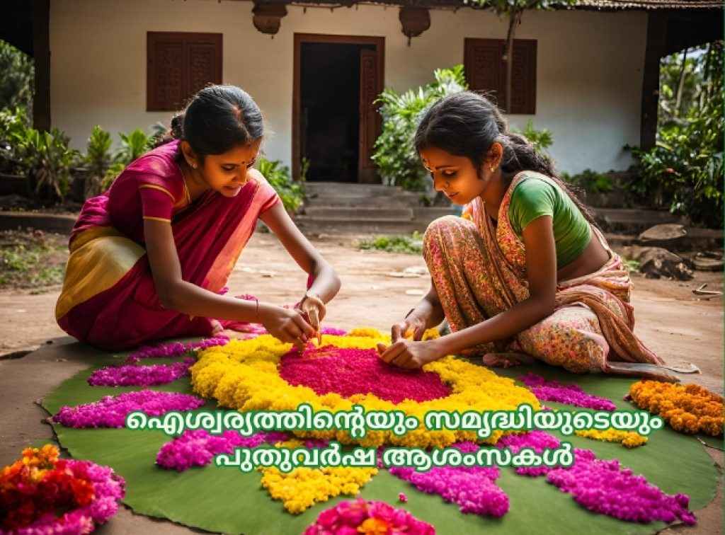 Kerala chingam 1 Happy New Year Wishes