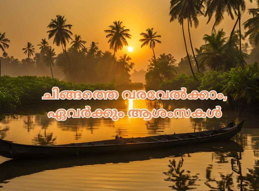 Kerala chingam 1 Happy New Year Wishes