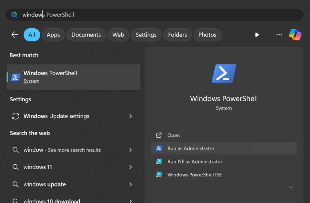Windows PowerShell is a very powerful utility 