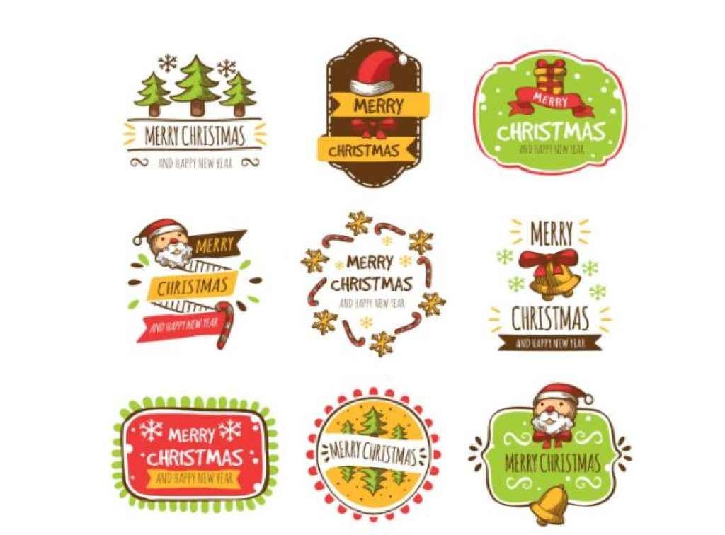 christmas stickers