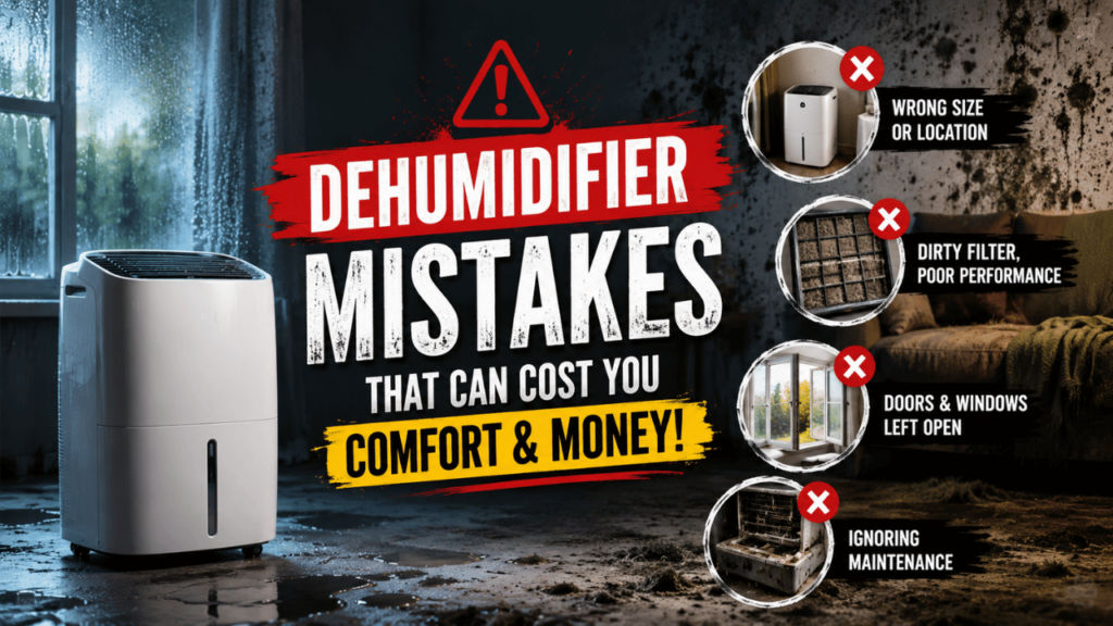 common mistakes to avoid when using a dehumidifier-1