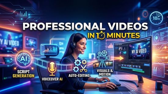 AI సహాయంతో జస్ట్ 10 నిమిషాల్లో Professional Videos ఎలా తయారు చేయాలి: పూర్తి గైడ్