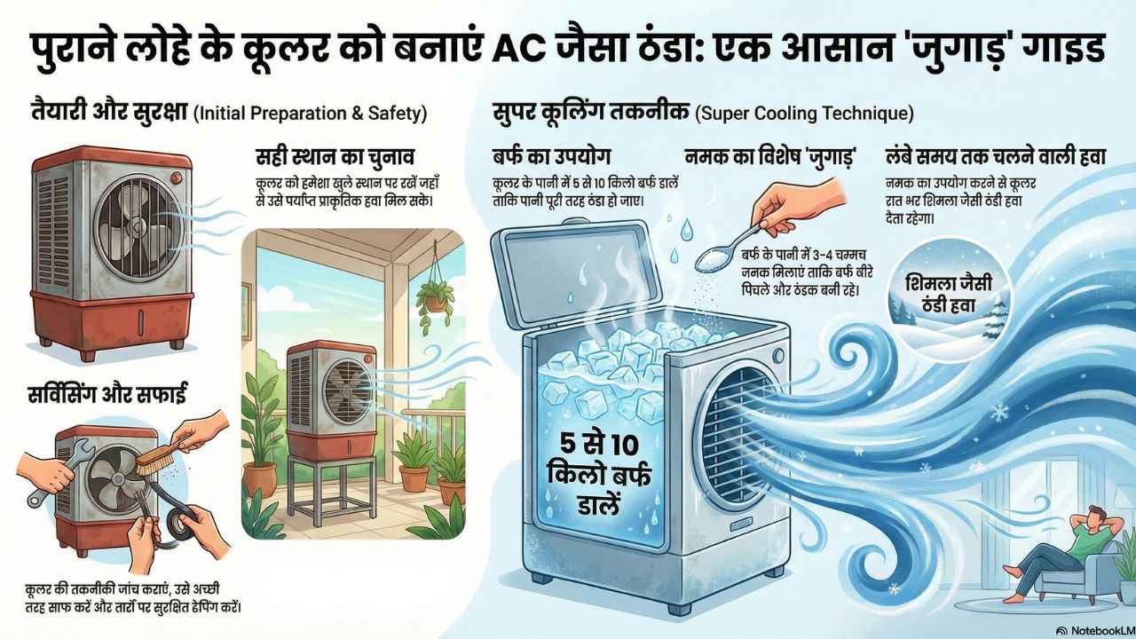 लोहे के बेकार पड़े कूलर से मिलेगी शिमला वाली एसी जैसे हवा..अभी कर लो ये जुगाड़