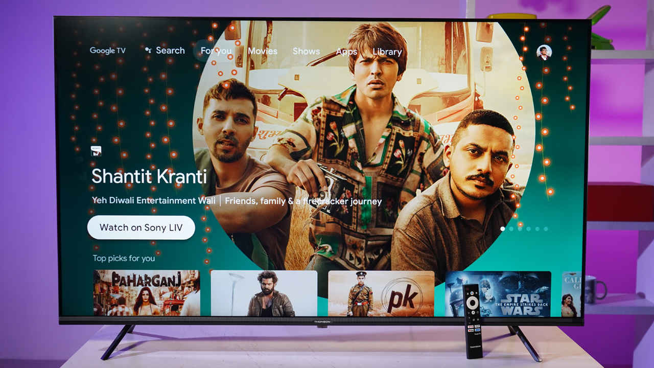 Thomson OP MAX 4K LED Smart Google TV (2023) Review: Offers great picture quality on a budget but with a few constraints 