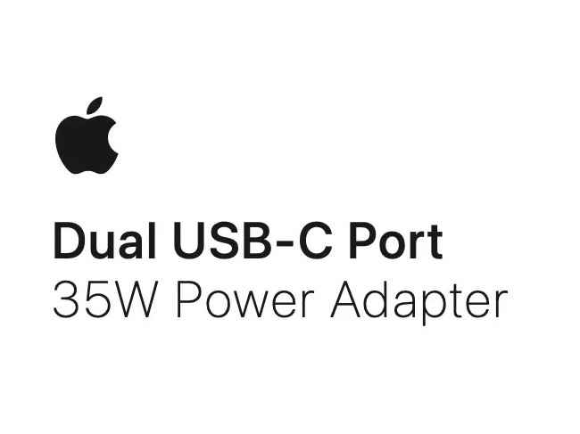 Apple USB-C dual-port 35W charger